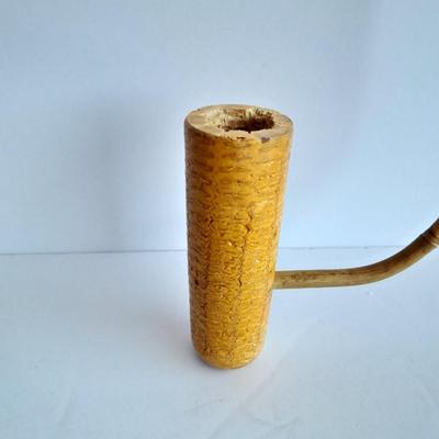 Missouri Corn Cob pipe Meerschaum and Corn Cob pipe with a long stem