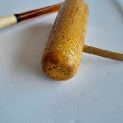 Missouri Corn Cob pipe Meerschaum and Corn Cob pipe with a long stem
