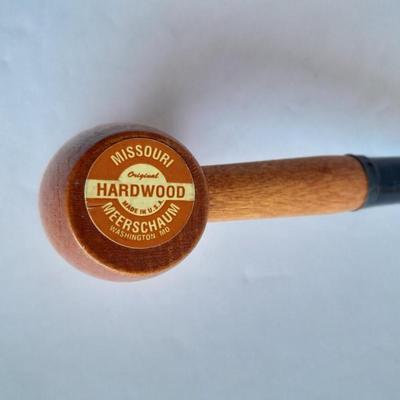 Wolf tobacco pipe and Missouri Hardwood Meerschaum wooden tobacco pipe