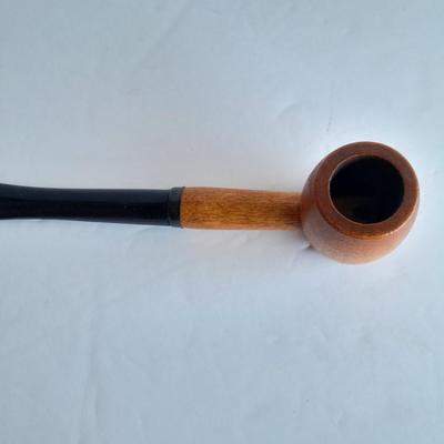 Wolf tobacco pipe and Missouri Hardwood Meerschaum wooden tobacco pipe