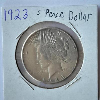 1923 S Peace Dollar