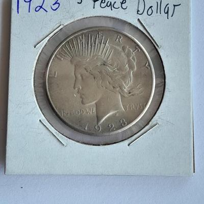 1923 S Peace Dollar