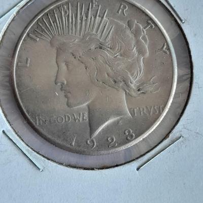 1923 S Peace Dollar