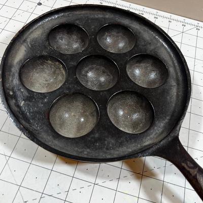 Cast Iron Ebelskiver Pan 