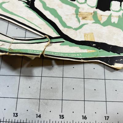 3 Skeleton Heads by Merri-Lei Paper with Tape 