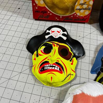 Vintage Masks and Wigs 