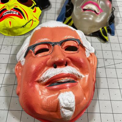 Vintage Masks and Wigs 