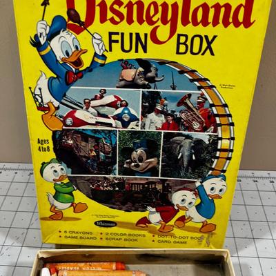 Disneyland Fun Box: Card, Crayons, Board Game etc. 