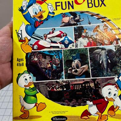 Disneyland Fun Box: Card, Crayons, Board Game etc. 
