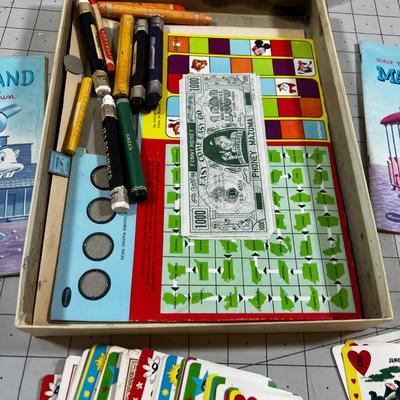 Disneyland Fun Box: Card, Crayons, Board Game etc. 