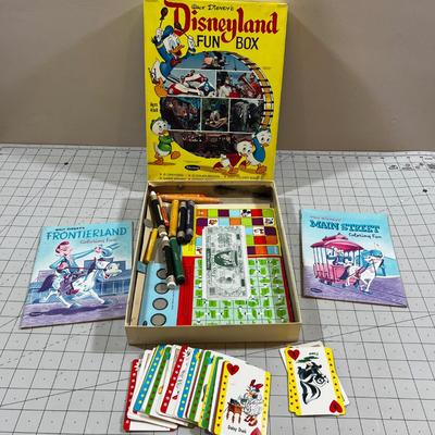 Disneyland Fun Box: Card, Crayons, Board Game etc. 