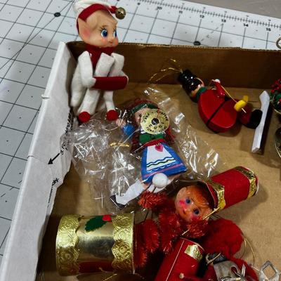 Vintage: Box top of Christmas Do-Das, Plus the Original Elf on the Shelf (this is the one that started that whole thing!) 