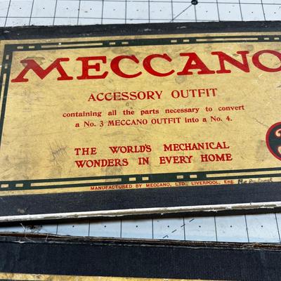 MECCANO Accessory Outfit (like Erector ) Set 2A and 3A 