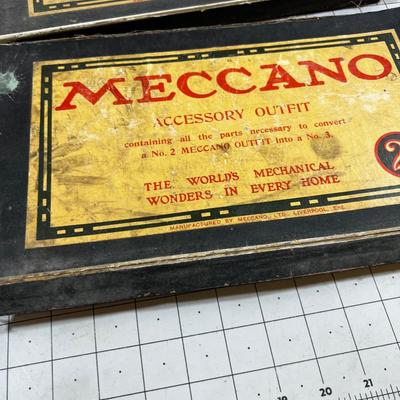 MECCANO Accessory Outfit (like Erector ) Set 2A and 3A 