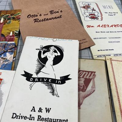 GREAT Collection of Salt Lake City Menus Circa 1950's 