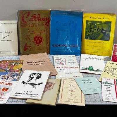 GREAT Collection of Salt Lake City Menus Circa 1950's 