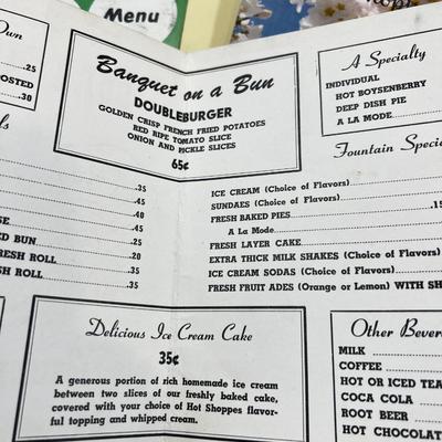 GREAT Collection of Salt Lake City Menus Circa 1950's 
