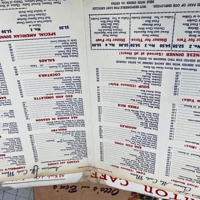 GREAT Collection of Salt Lake City Menus Circa 1950's 