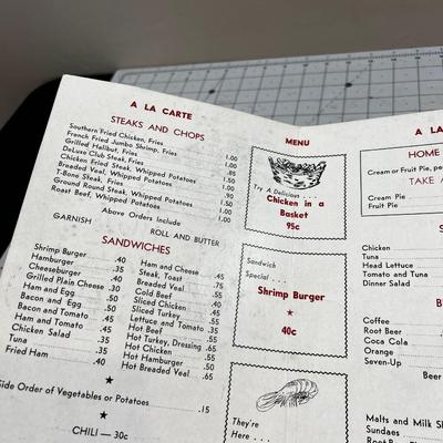 GREAT Collection of Salt Lake City Menus Circa 1950's 
