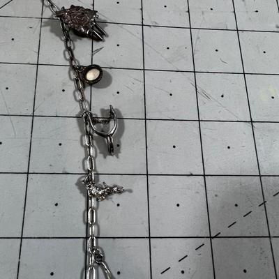 Sterling Silver Charm Necklace