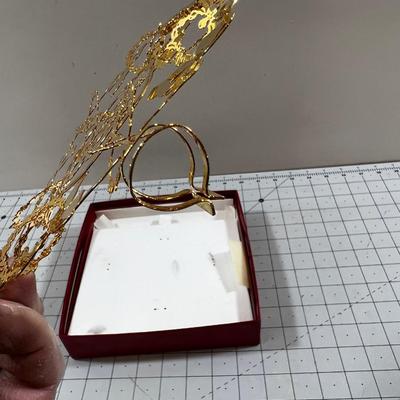 Merry Christmas 24 K Gold Finish - Tree Topper 