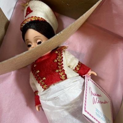 Madam Alexander Dolls (4) 8 " Tall: Scarlet, Prissy, Nancy Dawson and Majorette in the box. 