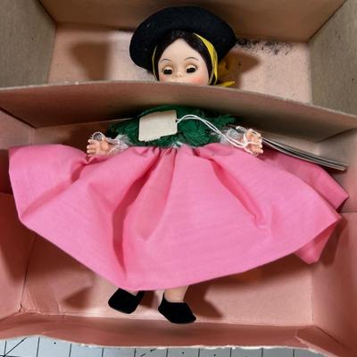 Madam Alexander Country Dolls (4) 8 " Tall: Germany, Portugal, Czechoslovakia, Ibiza    NEW in the box. 