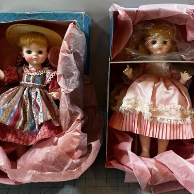 2 - Madam  Alexander 14" McGuffey Anna & Rosy 