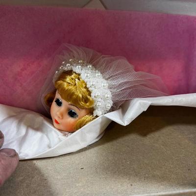 (2)  12" Madam Alexander 12"  Dolls BRIDE & BEAUTY 