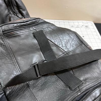 2  Black CARROLL Leather Bags 