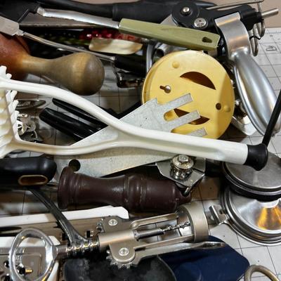 Large Box of Kitchen Utensils 