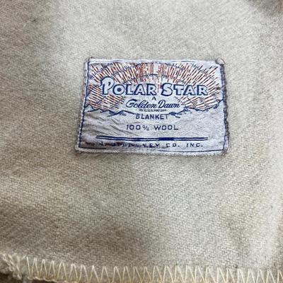 Marked "Polar Star" by JC PENNEY CO. Hudson Bay Blanket