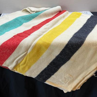 Marked "Polar Star" by JC PENNEY CO. Hudson Bay Blanket