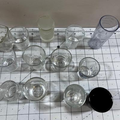 Large Lot of Shot Glasses