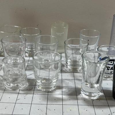 Large Lot of Shot Glasses