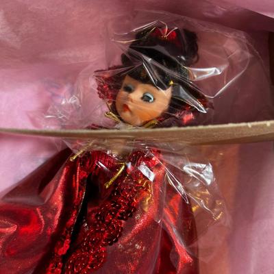 (4) Madam  Alexander Dolls 10" Carmen Maranda, Trapeze, Flower Girls, Scarlet