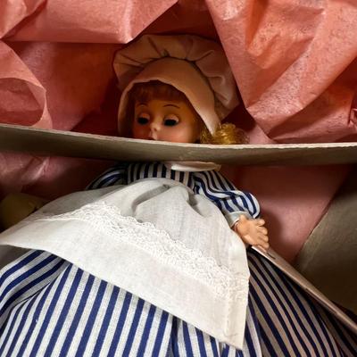 4- MADAME Alexander Dolls 8": Polly Flinders, Miss Muffet, Little Maid and Queen of Hearts.