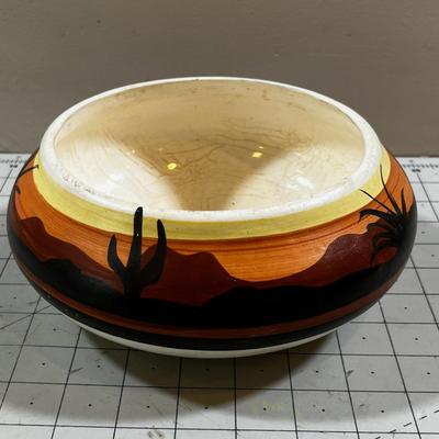 Vintage Southwestern Style Pottery Bowl