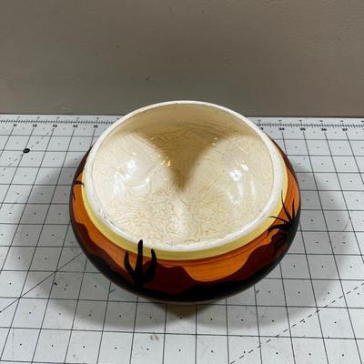 Vintage Southwestern Style Pottery Bowl