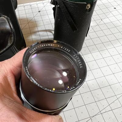 Yashika 35 mm Camera with 3 lenses