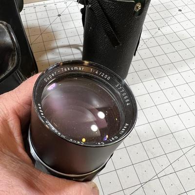 Yashika 35 mm Camera with 3 lenses