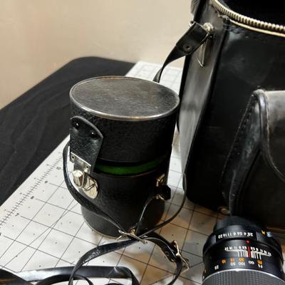 Yashika 35 mm Camera with 3 lenses