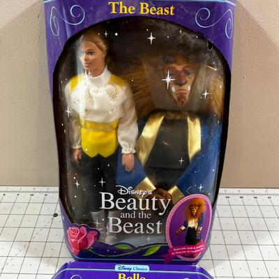 Beauty and the Beast Disney Barbies 