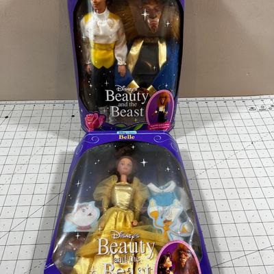 Beauty and the Beast Disney Barbies 