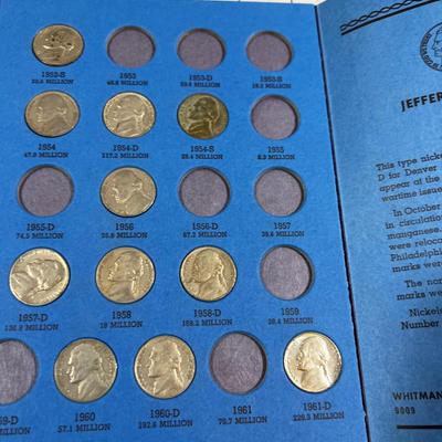 Nickle Book 40's to 1961 Partial 