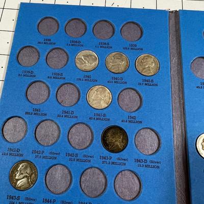 Nickle Book 40's to 1961 Partial 