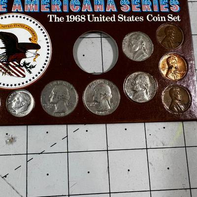 1968 and 1969 Partial Coin Sets 