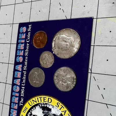 1964 Silver Coin Set 