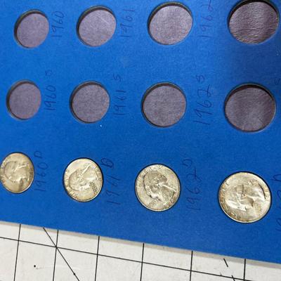 1964 to 1972 Quarters, including ( 5) 90% Silver Quarters 