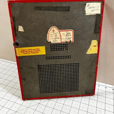 Vintage Punch Board, Not Punched